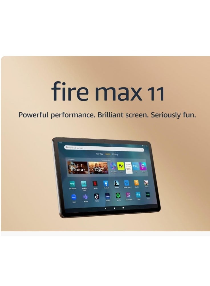 Firemax 11-Inch HD Screen Smart Tablet PC with WiFi, Dual Camera and Sleek Design - Grey - Image 4